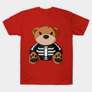 Skeleton Teddy Bear T-Shirt